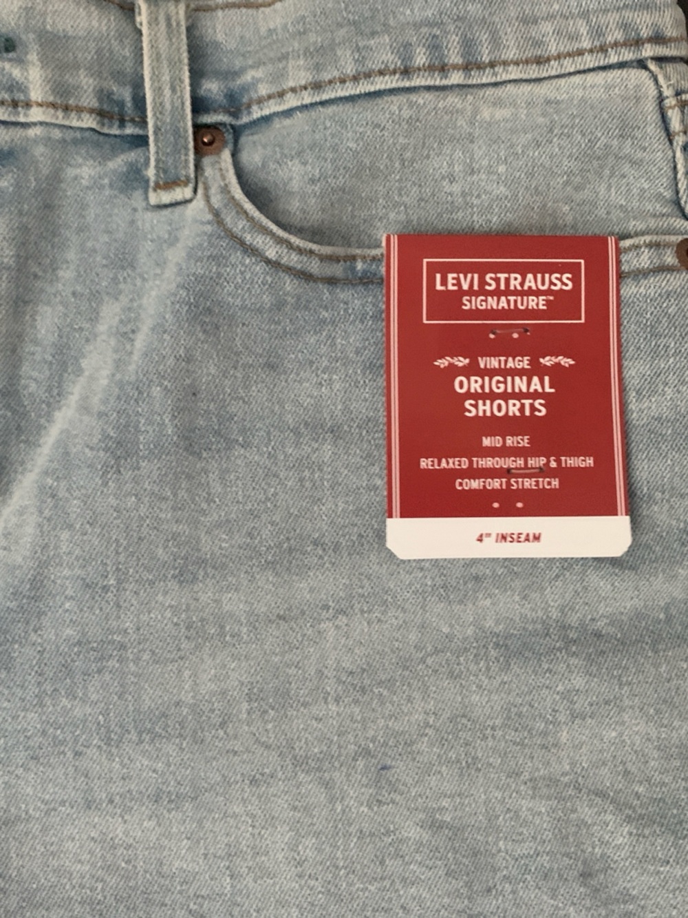 Levi's Light Blue Denim Cutoff Shorts - Women's - Picture 4 of 4